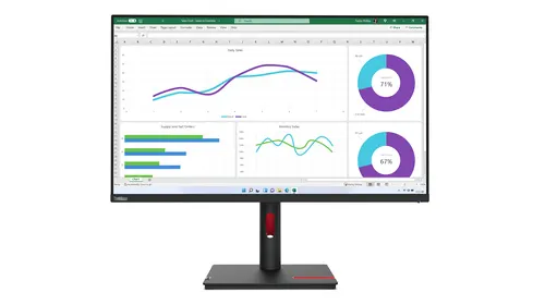 Комплект ВКС Lenovo ThinkVision T32h-30 / 31.5" / IPS / 16:9 / 60 Hz / 4–6 ms / 2560 x 1440 pixels / 350 cd/m / Raven чёрная / Warranty 36 month (63D3GAT1EU)