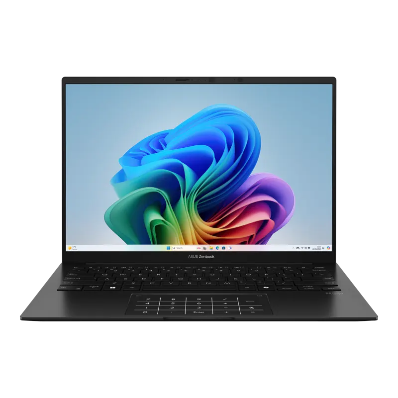 Ноутбук ASUS 90NB17R1-M00KM0 Zenbook 14 UM3406GA-QD294W 14" WUXGA (1920 x 1200) OLED/AMD Ryzen AI 7 445 up to 4.6GHz (6C)/16GB/512GB/AMDRadeonGraphics/Wi-Fi 6E/BT5.4/IR+FHD Camera/BKLT/Windows 11 Home/1Y/Jade чёрная