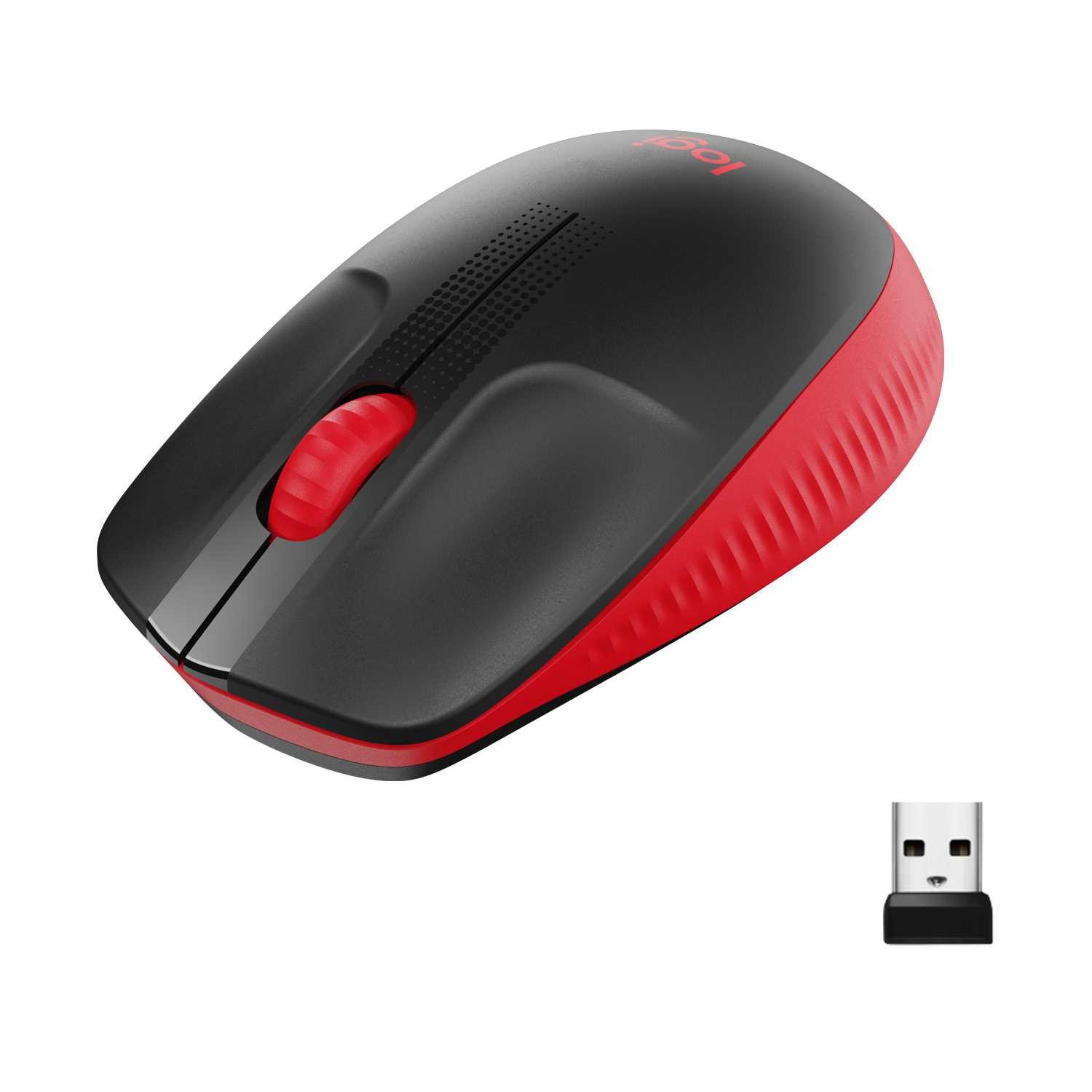 Мышь Logitech беспроводная полноразмерная Logitech M190 Red (M/N: MR0087 / CU0019) (910-005908)