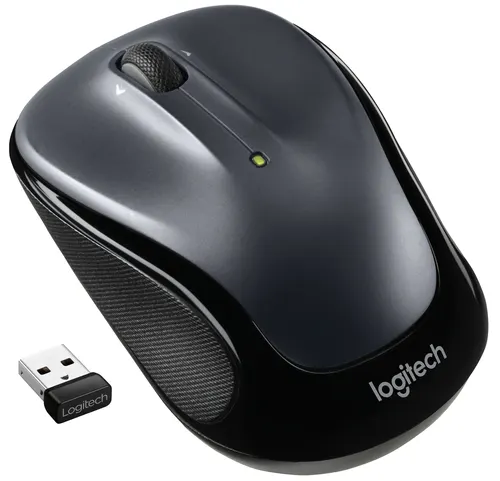 Мышь Logitech беспроводная M325 Dark Silver (темно-серая, оптическая, 1000dpi, 2.4 GHz/USB-ресивер ( Unifying®), 5 кнопок (горизонтальная прокрутка), 1 батарея типа AA) (910-006812)