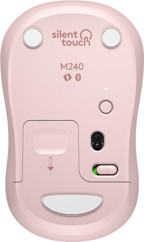 Мышь Logitech беспроводная Logitech M240 Silent Rose Bluetooth (черная, оптическая, 400-4000dpi, бесшумная) (910-007121)