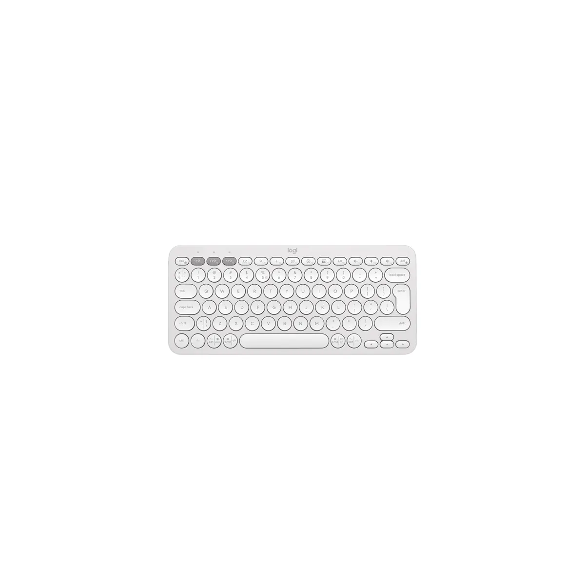 Клавиатура Logitech Pebble Keys 2 K380s, белая (920-011852)