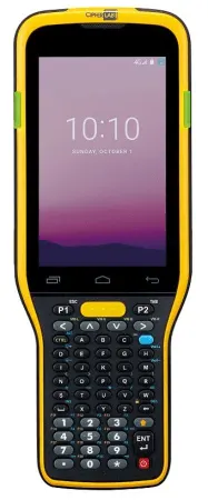 Рукоятка CipherLab Терминал сбора данных RK95, Android 9, GMS, Qualcomm 660, 4GB RAM, 64GB Flash, 1 Micro SD Slot, 802.11 a/b/g/n/ac, Bluetooth 5.0, SE4850 Extended Range 2D Imager, 6000mAh Battery, No camera, 38 Key Numeric + FnKeypad, Pistol Grip (AK95786N3NPG1)