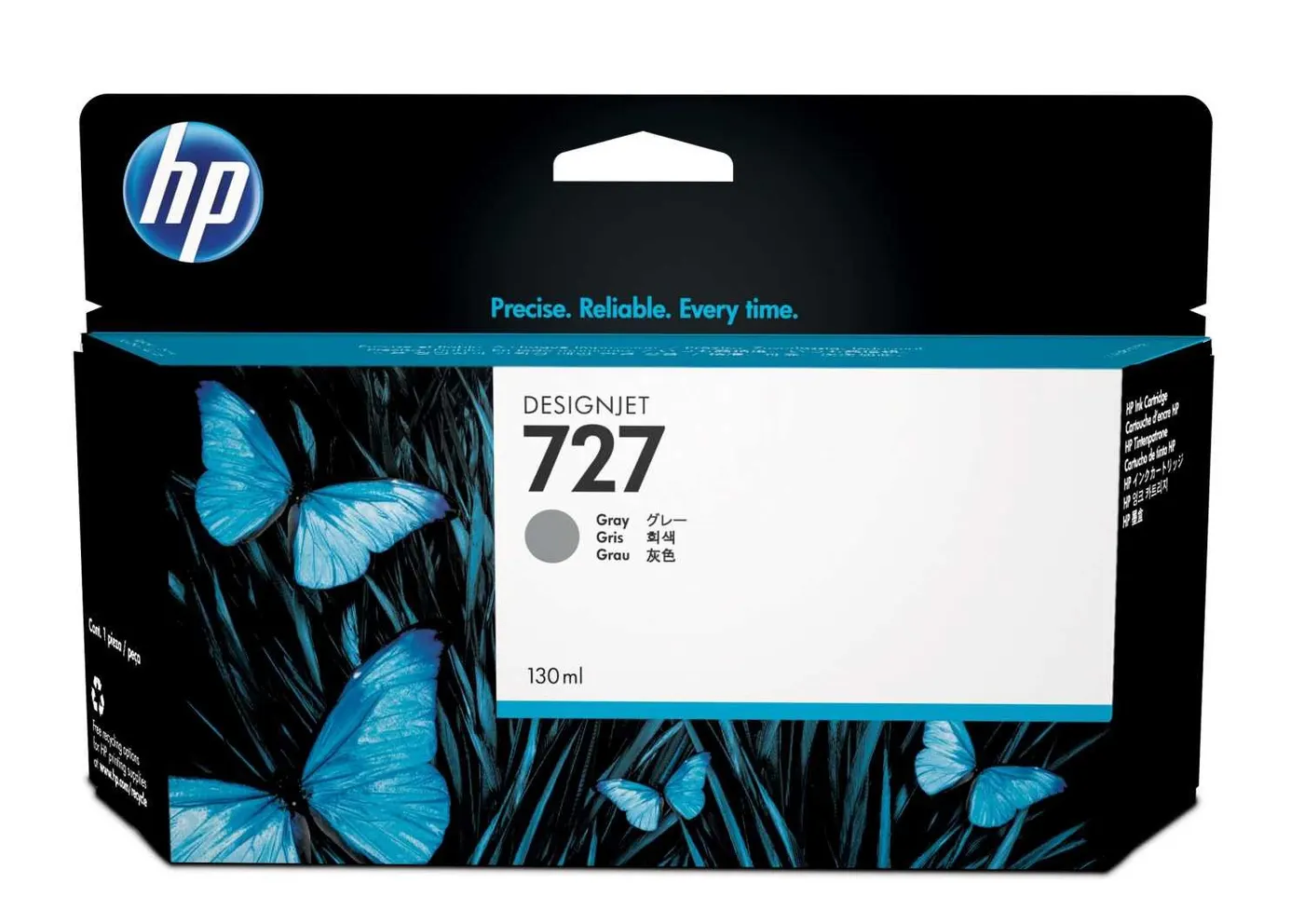 Картридж HP 727 130-ml Gray DesignJet Ink Cartridge (B3P24A)