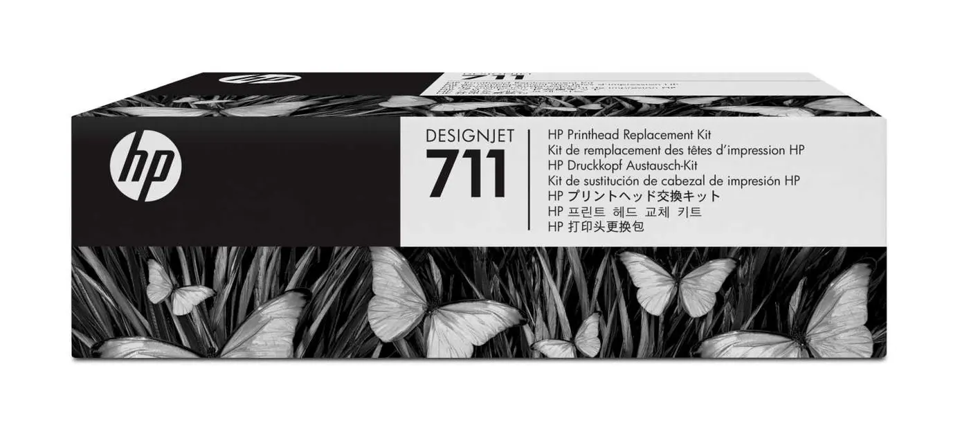 Печатающая головка HP Головка печатающая 711 DesignJet Printhead Replacement Kit для Designjet T120/ T520 (C1Q10A)