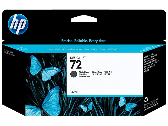 Картридж HP 72 130-ml Matte чёрная DesignJet Ink Cartridge (C9403A)