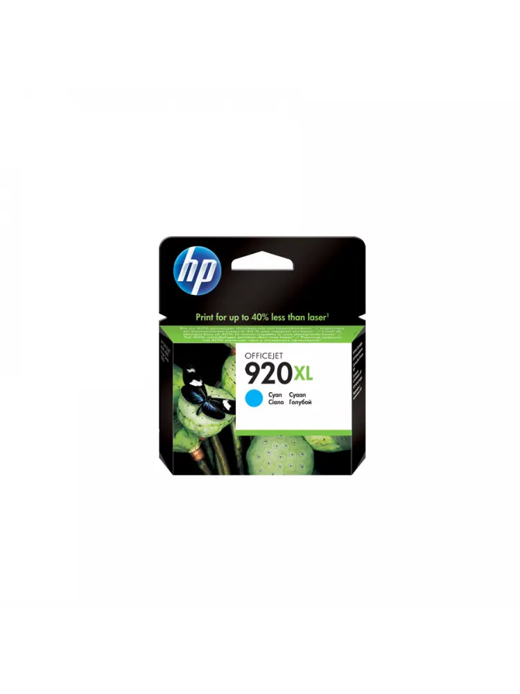Картридж HP 920XL повышенной ёмкости Cyan оригинальный (CD972AE)