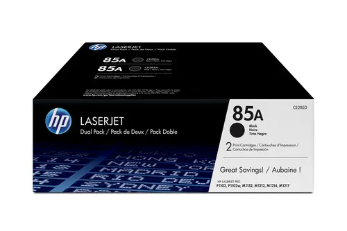 Картридж HP 85A чёрная Dual Pack LJ Toner Cartridge (CE285AD)