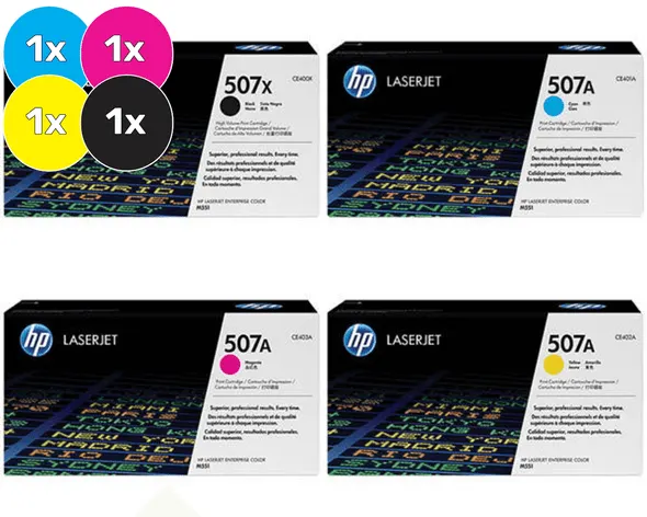 Картридж HP 507X чёрная LaserJet Toner Cartridge (CE400X)