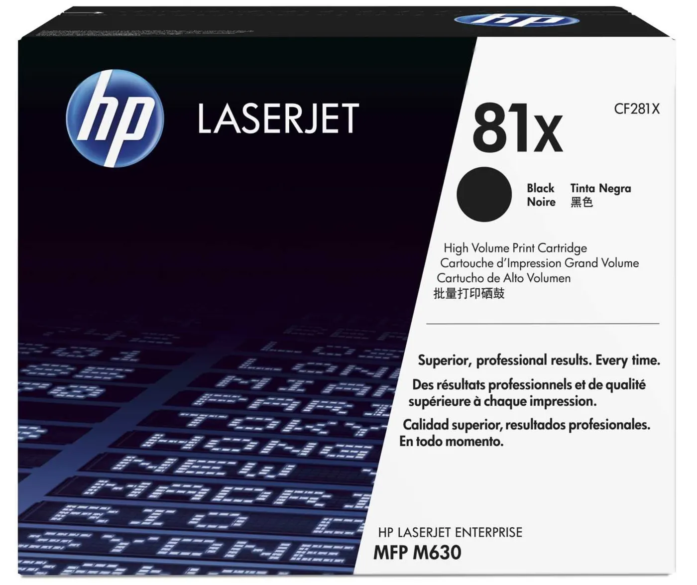 Картридж HP 81X чёрная LaserJet Toner Cartridge (CF281X)