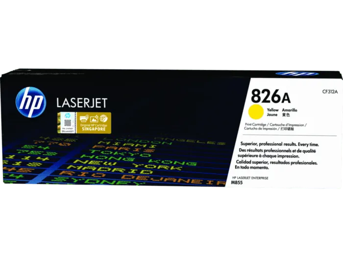 Картридж HP 826A Yellow LaserJet Toner Cartridge (CF312A)