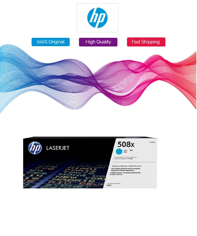 Картридж HP 508X Cyan LaserJet Toner Cartridge (CF361X)
