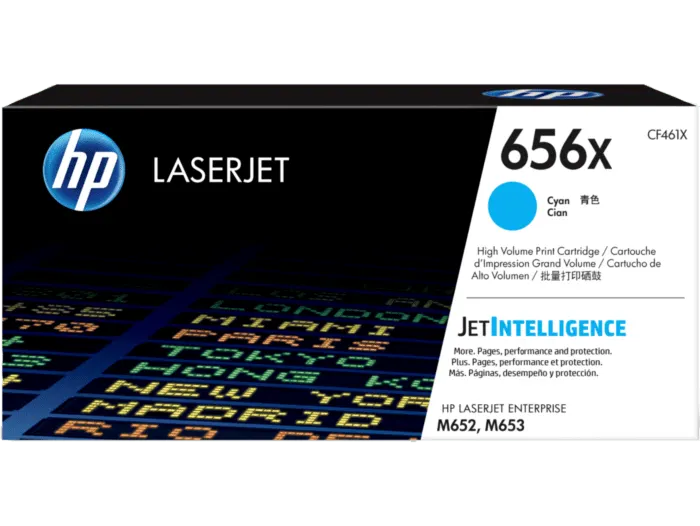 Картридж HP 656X Cyan LaserJet Toner Cartridge (CF461X)
