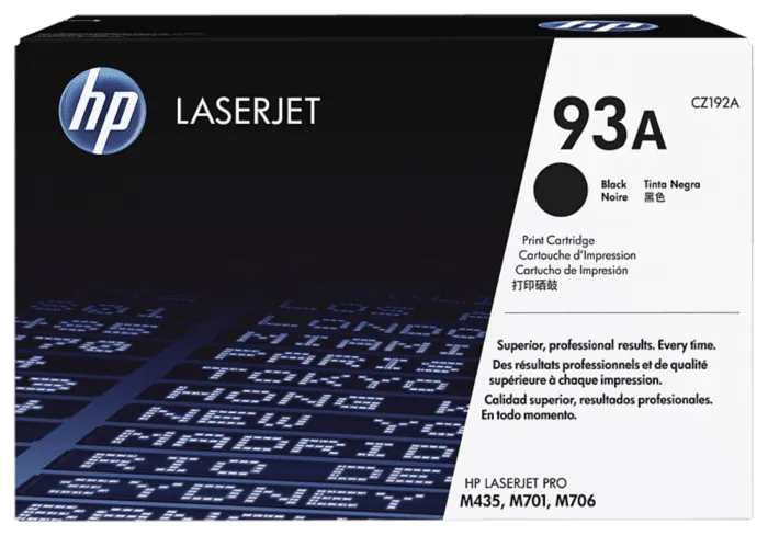 Картридж HP 93A чёрная LaserJet Toner Cartridge (CZ192A)