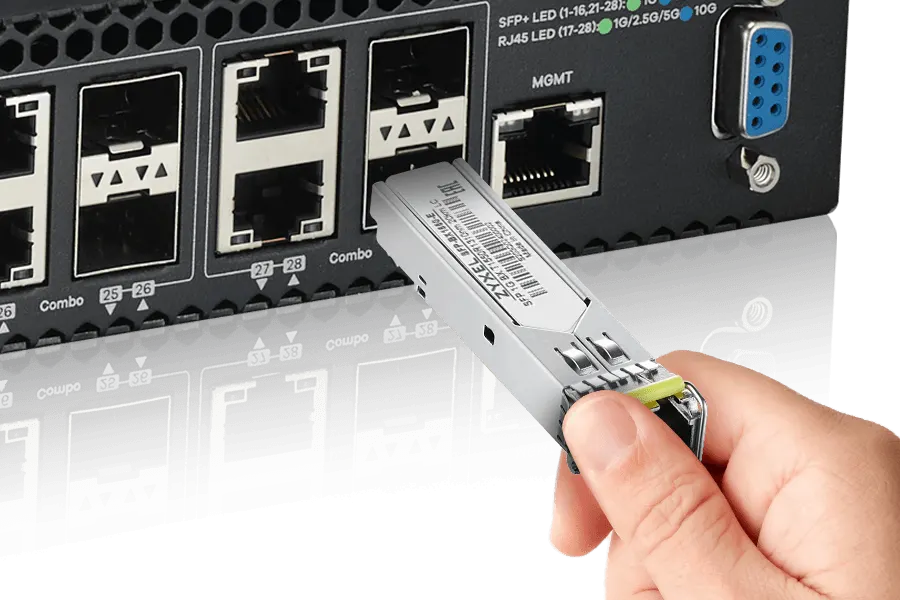 Трансивер ZyXEL SFP+ 10G Cable DAC10G-1M, DDMI, 1m (DAC10G-1M-ZZ0103F)