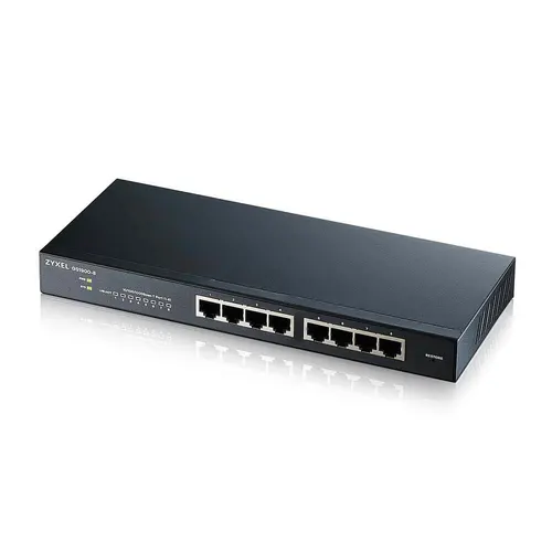Коммутатор ZyXEL Smart L2 Gigabit Switch GS1900-8, 8xRJ-45: 1G, desktop, fanless (GS1900-8-EU0102F)