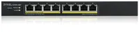 Коммутатор ZyXEL Smart L2 Gigabit PoE Switch NebulaFlex GS1915-8EP, 8xRJ-45: 1G PoE+, 60W PoE budget, desktop, fanless (GS1915-8EP-EU0101F)