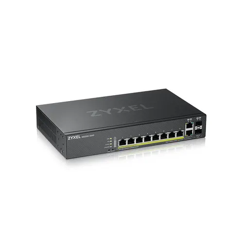 Коммутатор ZyXEL L2 Gigabit PoE Switch NebulaFlex Pro GS2220-10HP, 8xRJ-45: 1G PoE+, 2xCombo (SFP/RJ-45), 180W PoE budget, rack 19" (GS2220-10HP-EU0101F)