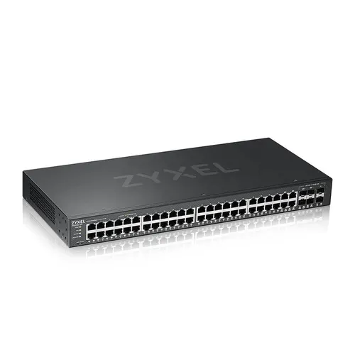 Коммутатор ZyXEL L2 Gigabit Switch NebulaFlex Pro GS2220-50, 44xRJ-45: 1G, 4xCombo (SFP/RJ-45), 2xSFP, rack 19" (GS2220-50-EU0101F)