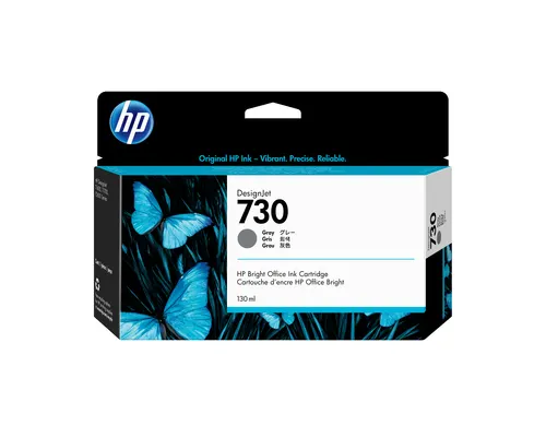 Картридж HP 730 130-ml Gray DesignJet Ink Cartridge (P2V66A)