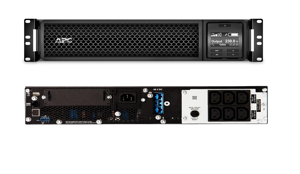 ИБП APC Smart-UPS SRT 1000 ВА, стоечный (SRT1000RMXLI)