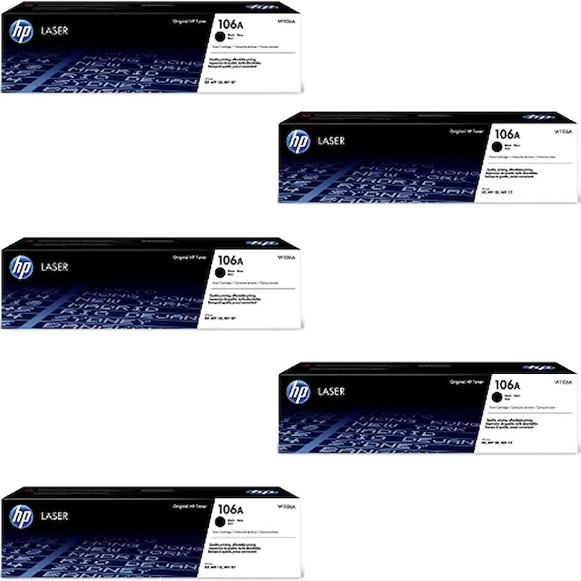 Картридж HP 106A чёрная Original Laser Toner Cartridge (W1106A)