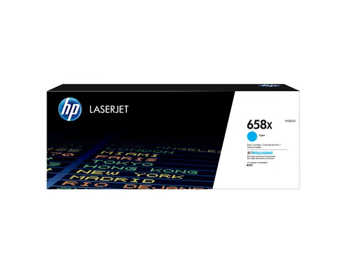 Картридж HP 658X Cyan LaserJet Toner Cartridge (W2001X)