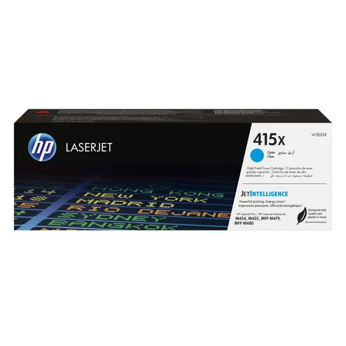Картридж HP 415X Cyan LaserJet Toner Cartridge (W2031X)