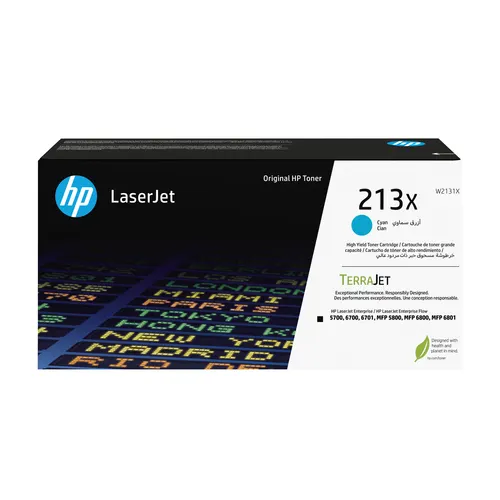 Картридж HP 213X Cyan Original LaserJet Toner Cartridge (W2131X)