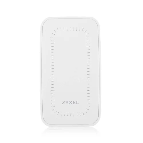 Точка доступа ZyXEL Wi-Fi 6 Wall-Plate Access Point NebulaFlex Pro WAX300H, 802.11ax (AX3000), MU-MIMO 2x2+2x2, 4xLAN GE (1x PoE out), only PoE, w/o PSU (WAX300H-EU0101F)