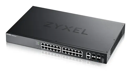 Коммутатор ZyXEL L3 Access Gigabit Switch NebulaFlex Pro XGS2220-30, 24xRJ-45: 1G, 2xRJ-45: 1/2.5/5/10G, 4xSFP+, stackable (up to 4), rack 19" (XGS2220-30-EU0101F)